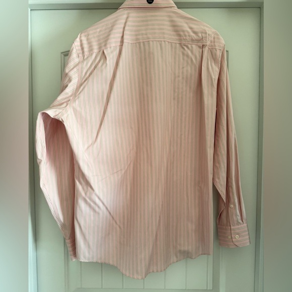 NWOT Banana Republic Men’s Button down Classic Fit Pink Large 16-16.5 Shirt - Picture 7 of 8